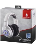 Casti Cu Fir Spartan Gear Medusa Wired Alb/negru Pentru Pc/ps4/ps5,xbox One /xbox Series X/nsw NSW|PC|PS4|PS5|XBOX ONE|XBOX SERIES X