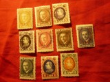 Serie mica Albania 1927 Pres. Ahmed Zogu ,10 val ( din 11v) , sarniera, Nestampilat