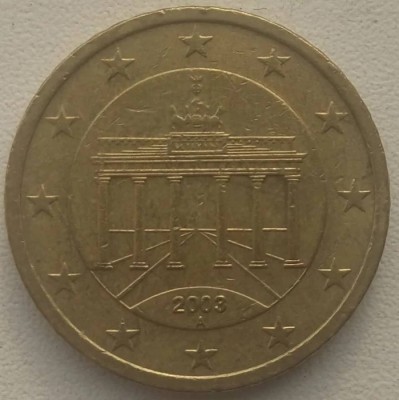 Moneda Germania - 50 Euro Cent 2003 - A - Doar in seturi monetarie foto
