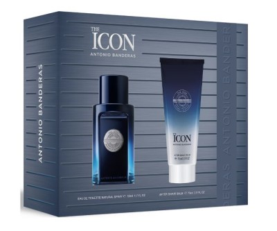 Set cadou Antonio Banderas the Icon, Barbati: Apa de toaleta, 50 ml + Lotiune dupa barbierit, 75 ml foto