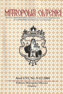 REVISTA ARHIEPISCOPIEI CRAIOVEI SI A EPISCOPIEI RAMNICULUI NR. 9-12/2004 foto