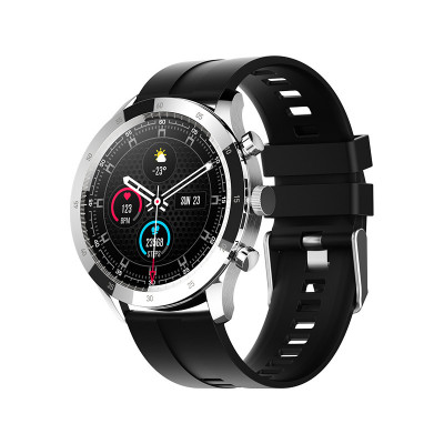 Ceas Smartwatch XK Fitness QY05 cu Functii sanatate, Antrenament, Calorii, Silicon, Argintiu foto