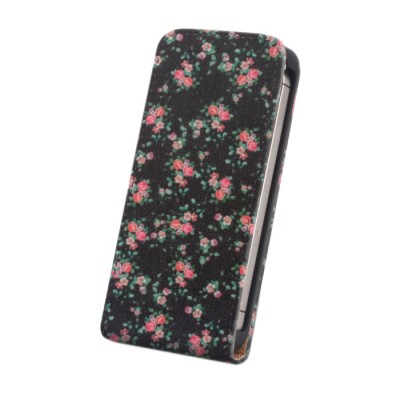 Husa SAMSUNG Galaxy S4 - Flip Vertical (Flowers 2) foto