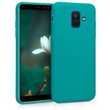 Husa pentru Samsung Galaxy A6 (2018), Silicon, Albastru, 45247.57, Carcasa