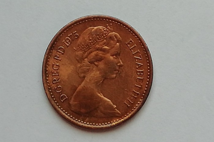 M3 C50 - Moneda foarte veche - Anglia - Half penny - 1975