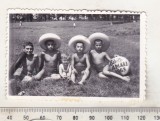 Bnk foto Copii la Baile Amara 1963, Alb-Negru, Romania de la 1950, Portrete