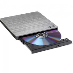 Ultra slim portable dvd-r silver hitachi-lg gp60ns6 gp60ns60 series dvd write /read speed: 8x cd foto
