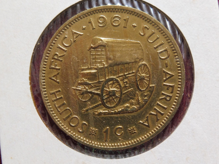 Africa de Sud / South Africa 2 monede, 1/2 + 1 Cent 1961- Jan van Riebeeck (255)