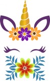 Cumpara ieftin Sticker decorativ, Unicorn, Multicolor, 85 cm, 7433ST, Oem