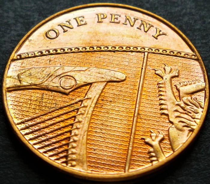Moneda 1 PENNY - ANGLIA 2012 *cod 2219 B = UNC PATINA