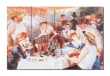 Cumpara ieftin Tablou GIGANT canvas, Dejunul vaslasilor, 120x80cm, Pierre-Auguste Renoir, gata de agatat pe perete