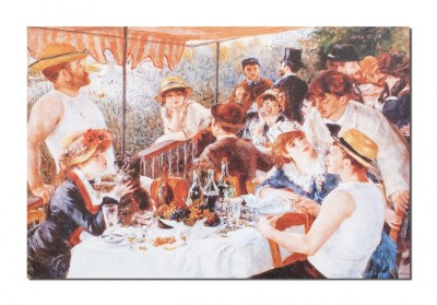 Tablou GIGANT canvas, Dejunul vaslasilor, 120x80cm, Pierre-Auguste Renoir, gata de agatat pe perete foto