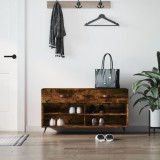 Cumpara ieftin Bancă de pantofi, stejar fumuriu, 102x35x55 cm, lemn prelucrat