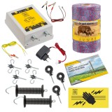 Pachet de bază gard electric 1000 m, 4,1 Joule, 230&nbsp;V, pentru animale domestice