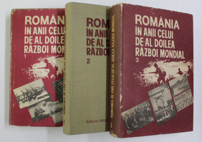 ROMANIA IN ANII CELUI DE-AL DOILEA RAZBOI MONDIAL, 3 VOLUME 1989 foto