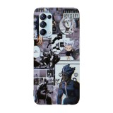Husa compatibila cu Oppo A72, Viceversa, model Garou One Punch Man, Silicon, TPU, Transparent, Carcasa