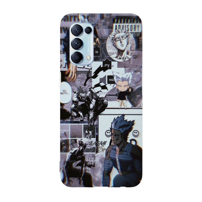 Husa compatibila cu Oppo Find X5 Pro, Viceversa, model Garou One Punch Man, Silicon, TPU
