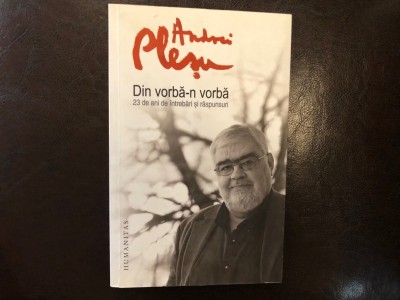 DIN VORBA-N VORBA - ANDREI PLESU foto