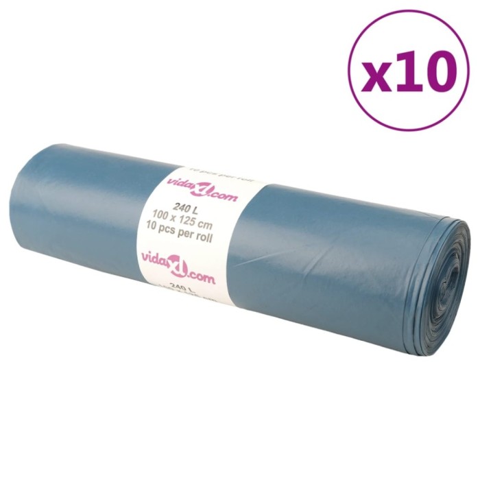 Gossi saci de gunoi 100 buc. albastru 240 l