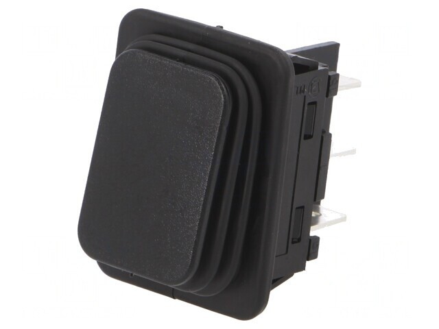 Comutator Rocker DPDT Negru IP65 12A/250V OFF-ON