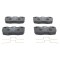 Set placute frana fata ATE Land Rover 110/127 (Ldh) 09.83-12.90 Defender Cabriolet / Combi / Pick Up (L316) 1990-2016 Defender Platform / ChassIS (L3