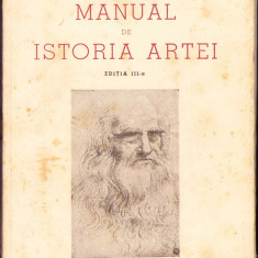 HST C6654 Manual de istoria artei volumul I 1945 Oprescu