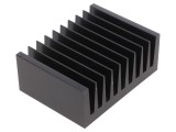Radiator Extrudat cu Aripioare Negru 75x100x40mm