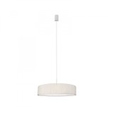 Lustra suspendata TURDA 8945 Nowodvorski Alb 50x50 cm Textil