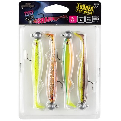 Swimbaits FOX RAGE Slick Shad Mixed UV Colour Pack LOADED 11cm 4buc foto