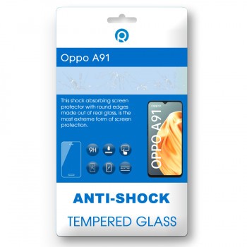 Oppo A91 (PCPM00 CPH2001 CPH2021) Sticlă temperată neagră foto