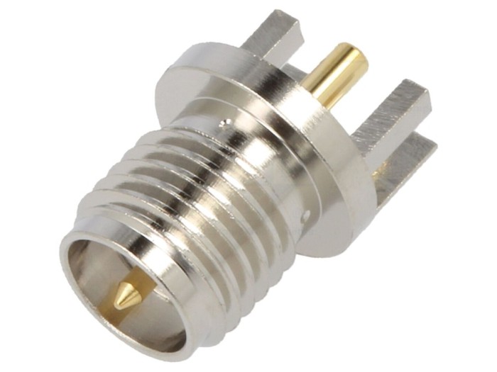 Soclu RP-SMA Reverse PCB 50&Omega; PTFE