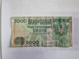 Bancnota ghana 5000c 2003