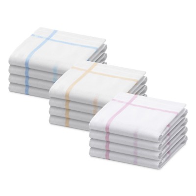 Set 12 Batiste de panza Jemidi, 30 x 30 cm, Multicolor, Bumbac, 55064.01 foto