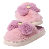 Cumpara ieftin Papuci de casa cu blana moale si funda eleganta pentru femei - Caldurosi, Confortabili si Antiderapanti, Mov, 40-41