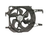 GMV radiator electroventilator Nissan Primastar, 2001-2010, motor 1.9 dci, 2.0 dci, diesel, 2.0, benzina, 390 mm; 2 pini,, SRLine