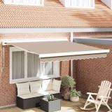 Marchiză Manuală Retractabilă Bej 350x250 cm