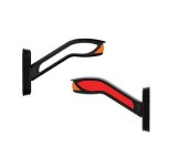 Lampa Gabarit LED Neon 12V cu Semnalizare Dinamica ALM, Laterala, 19cm
