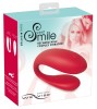 Vibrator cuplu We-Vibe Smile Editie Speciala Rosu, 7 moduri, 2 motoare, USB, Waterproof, Silicon medical fara ftalati