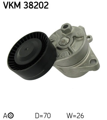 SKF VKM 38202 rola intinzator,curea transmisie foto
