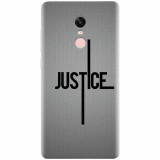 Husa silicon pentru Xiaomi Redmi Note 5A Prime, Amir Justice Minimalistic Nubheebuccus Text