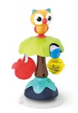 Jucarie Bebe V entuza Bufnita, Multicolor, 0-1 An, Activitati Multiple, Stimulare Vizuala, Montare Masa/Scaun