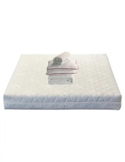 Set Saltea ortopedica Jupiter Memory One 140x200x24cm, spuma poliuretanica, memory foam 4 cm, husa hipoalergenica, fermitate mediu-tare, Pachet textil