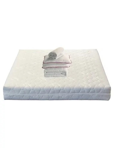 Set Saltea ortopedica Jupiter Memory One 140x200x24cm cu spuma poliuretanica, memory foam 4 cm, husa detasabila hipoalergenica, fermitate mediu-tare,