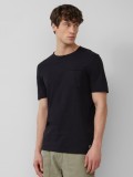 s.Oliver Tricou barbati cu croiala Regular Fit, buzunar la piept, Negru, S