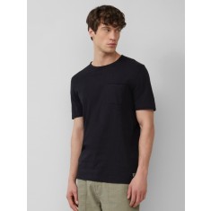 s.Oliver Tricou barbati cu croiala Regular Fit, buzunar la piept, Negru, S