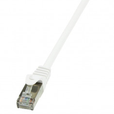 Cablu patchcord gembird, logilink, CAT6 F/UTP EconLine 10m alb foto