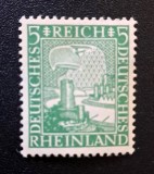 Germania (Republica de la Weimar / Deutsches Reich) 1925 - Eliberarea Renaniei "Rheinland-Befreiung" 5 Pf. (Marcă Poștală Neștampilată) - Cod: -OD1