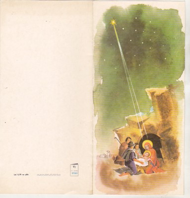 bnk cp Felicitare cu subiect religios - necirculata foto