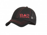 SAPCA BAD TO THE BONE FEED - BLACK, HELIKON