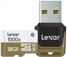 Card memorie Lexar flash card MicroSD 32GB 1000x foto